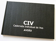 Caderneta CIV Avião, capa